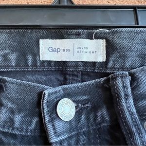 Gap 30x30 straight leg black jeans